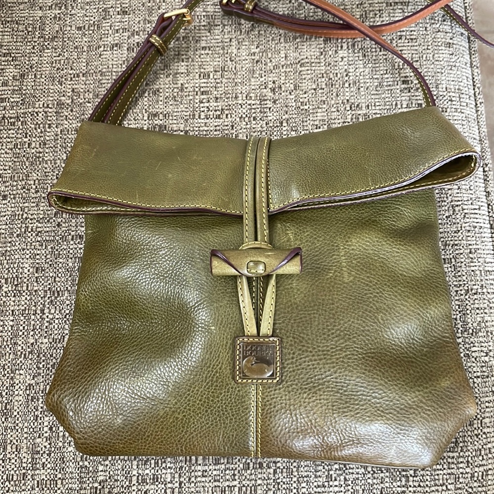 Dooney and Bourke Medium Toggle Crossbody Olive